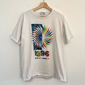 VTG Reebok 1996 Olympics Multicolor Graphic Tee